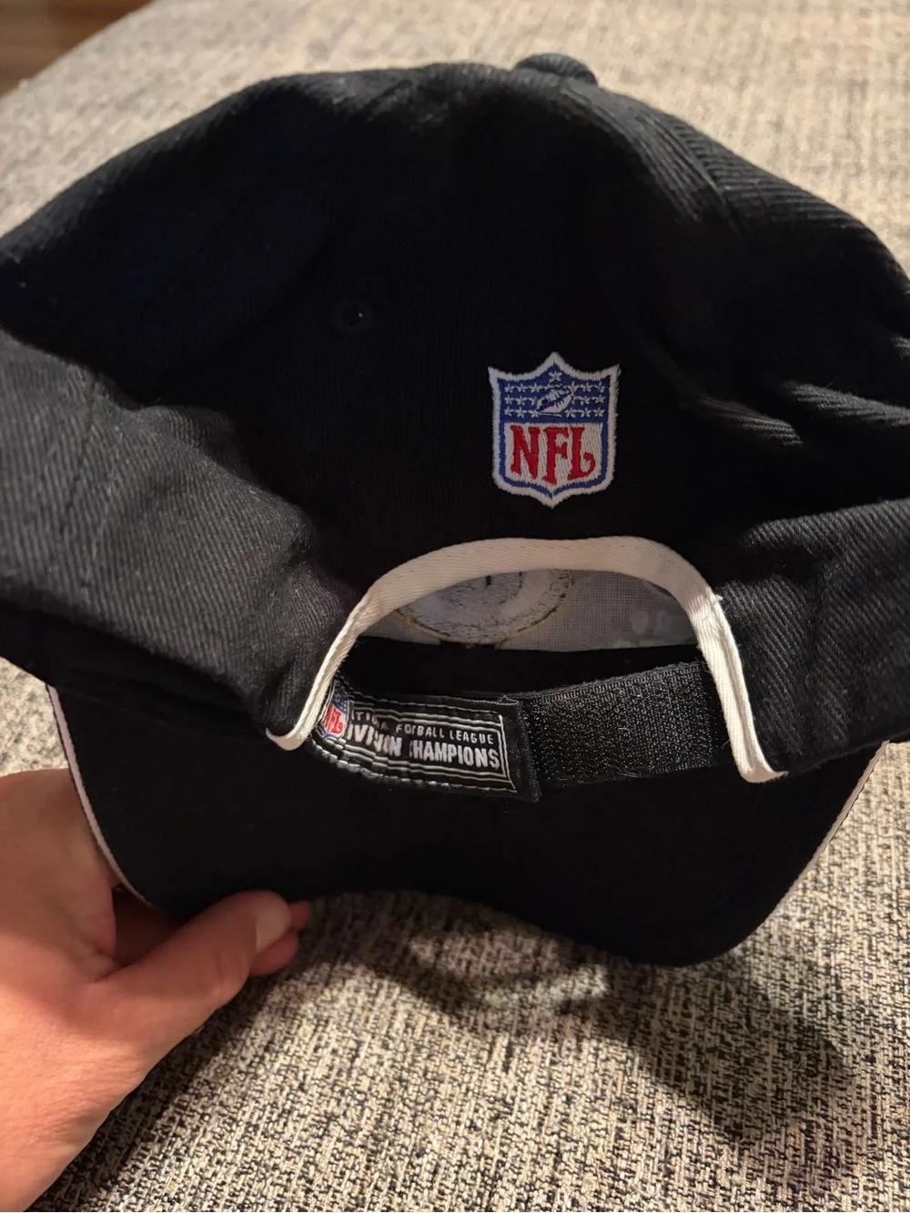 Green Bay Packers 2004 NFC North Division Champions Reebok adjustable hat black
